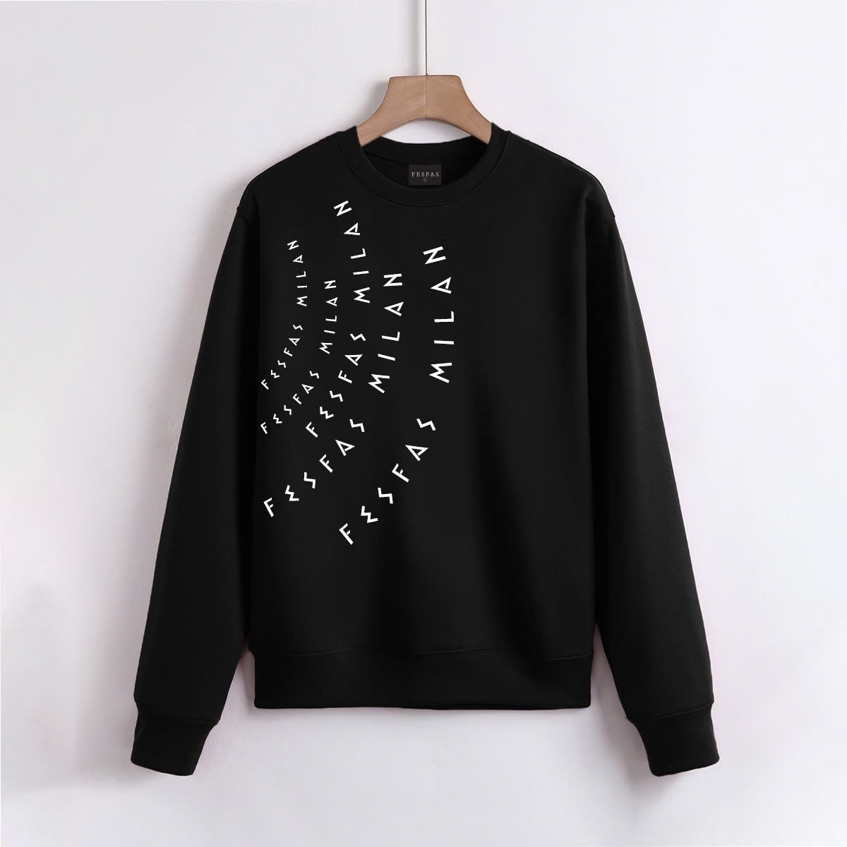 FesFas graphic FesFas-print Sweatshirt | Black