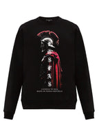 FesFas Warrior-print Sweatshirt Set | Black