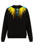 FesFas Feathers-print Sweatshirt | Black