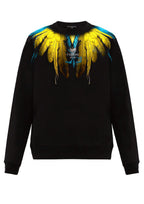 FesFas Feathers-print Sweatshirt | Black