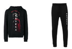 FesFas Combatant-print Hoodie Set | Black