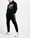 FesFas Famous painter-print Hoodie Set | Black