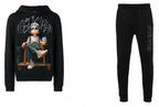 FesFas Boy-print Hoodie Set | Black