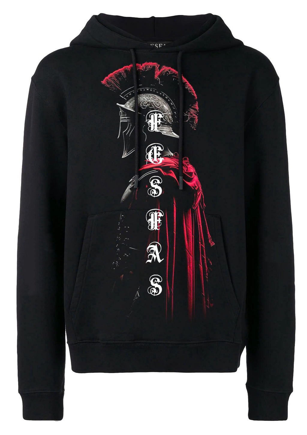 FesFas Combatant-print Hoodie Set | Black
