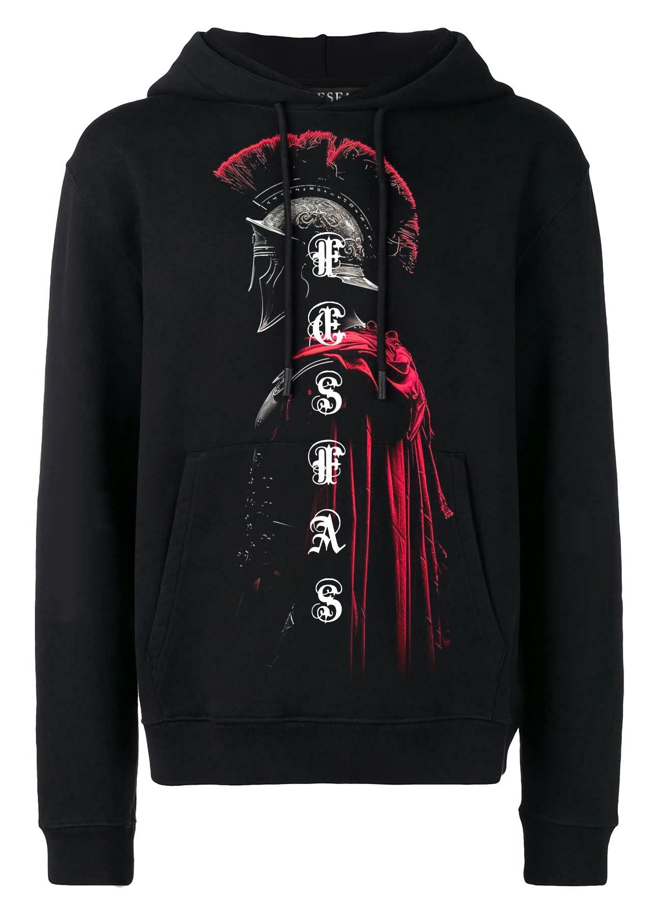 FesFas Combatant-print Hoodie Set | Black