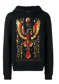 FesFas Egyptian bird-print Hoodie Set | Black