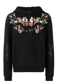 FesFas flower-print Hoodie | Black