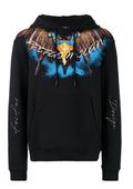 FesFas colorful feathers-print Hoodie | Black
