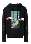 FesFas flower-print Hoodie | Black