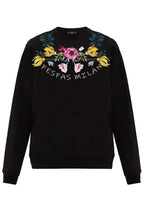 FesFas Flower-print Sweatshirt | Black