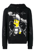 FesFas angel-print Hoodie | Black
