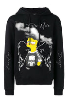 FesFas angel-print Hoodie | Black