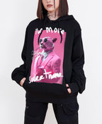 FesFas Panther-print Hoodie Set | Black