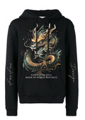 FesFas Asian dragon-print Hoodie | Black