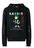 FesFas Rabbit-print Hoodie | Black | Unisex