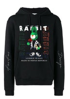 FesFas Rabbit-print Hoodie | Black | Unisex