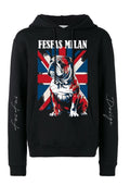 FesFas Bulldog-print Hoodie | Black
