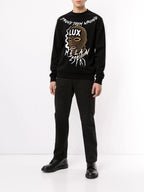 FesFas mask-print Sweatshirt | Black