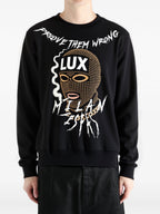 FesFas mask-print Sweatshirt | Black