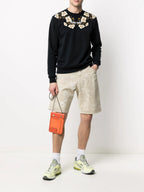 FesFas camelia flowers-print Sweatshirt | Black