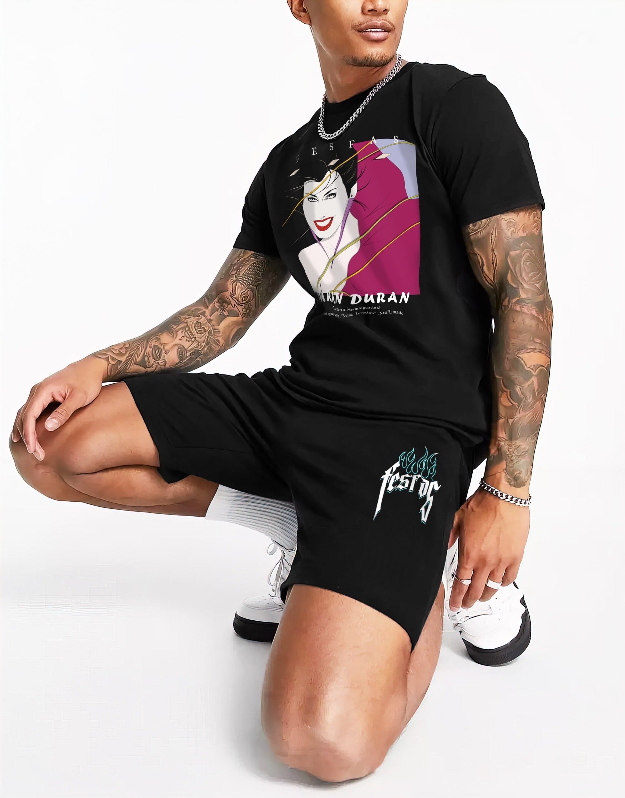 FesFas Drawstring Shorts | Black
