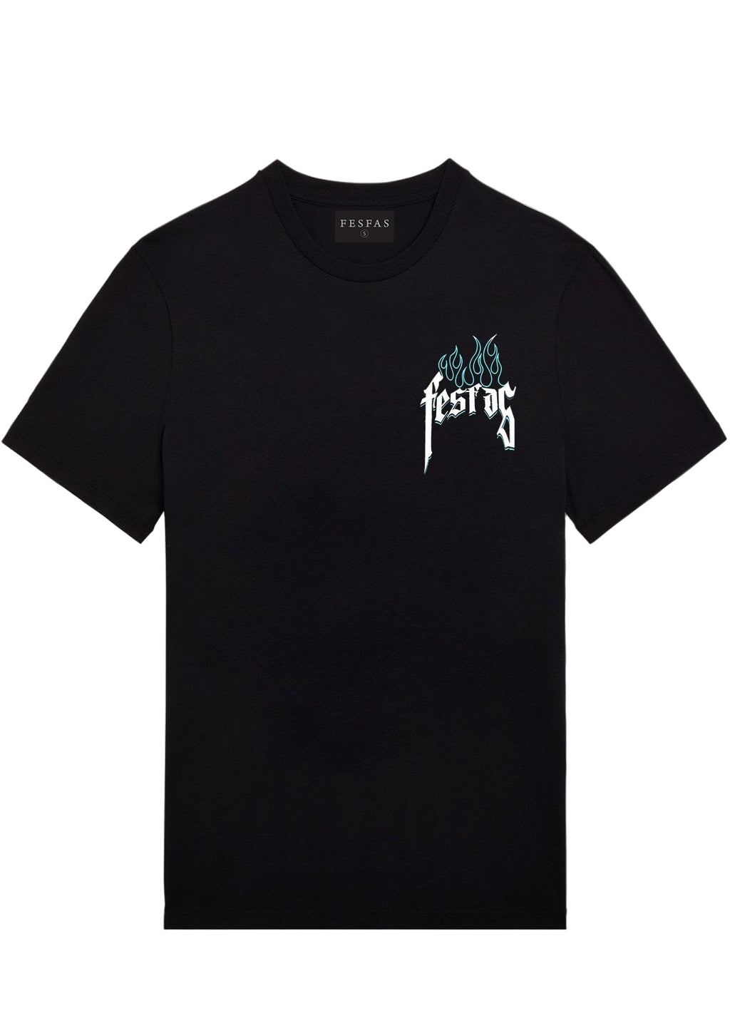 FesFas Snake-print T-shirt | Black