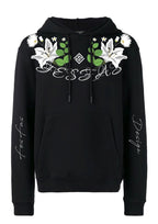 FesFas flower-print Hoodie | Black