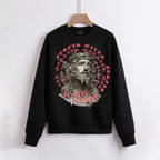 FesFas God-print Sweatshirt | Black