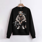 FesFas Jaguar-print Sweatshirt | Black
