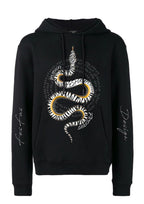 FesFas snake-print Hoodie | Black