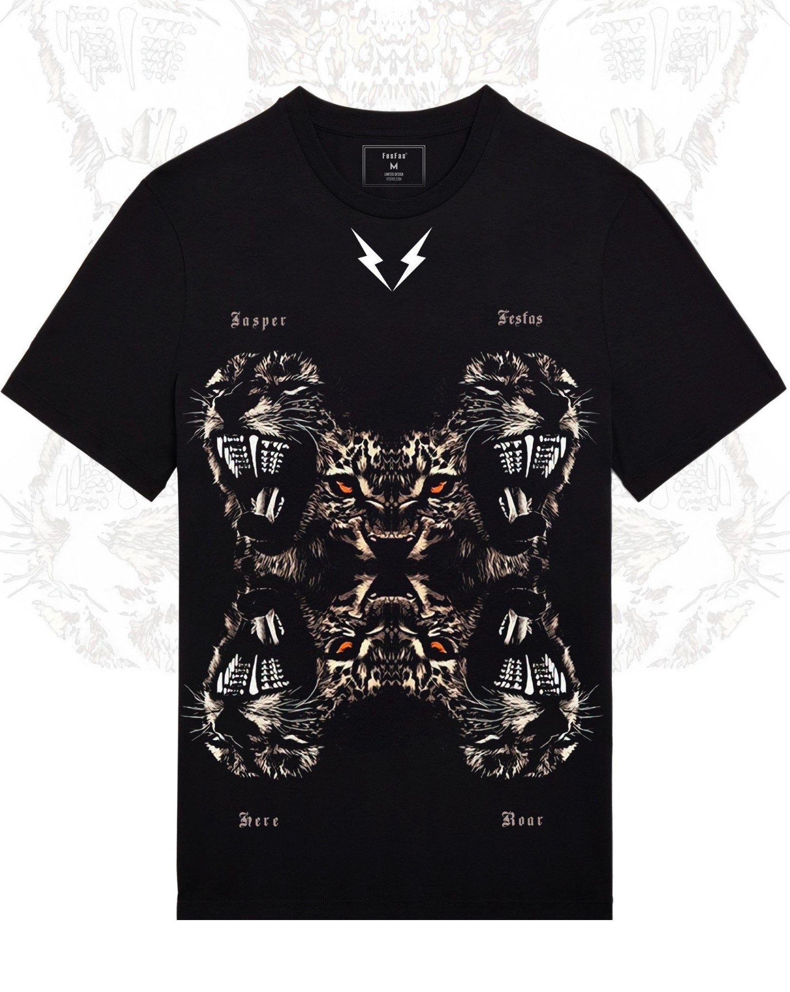 FesFas Obsess-print T-shirt | Black