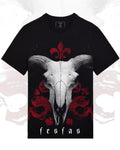 FesFas Satyr-print T-shirt | Black