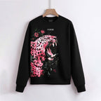 FesFas Jaguar-print Sweatshirt | Black