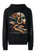 FesFas snake-print Hoodie | Black