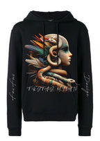FesFas snake-print Hoodie | Black