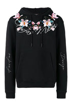 FesFas flower-print Hoodie | Black