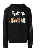 FesFas teddy bear-print Hoodie | Black