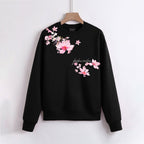 FesFas Flower-print Sweatshirt | Black