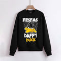 FesFas Duck-print Sweatshirt | Black