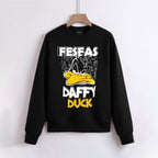 FesFas Duck-print Sweatshirt | Black