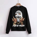 FesFas Playboy-print Sweatshirt | Black