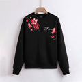 FesFas Flower-print Sweatshirt | Black