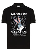 FesFas Rabbit-print Polo Shirt | Black