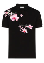 FesFas Floral-print Polo Shirt | Black