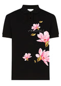 FesFas Floral-print Polo Shirt | Black