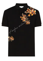 FesFas Floral-print Polo Shirt | Black