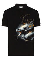 FesFas King Cobra-print Polo Shirt | Black