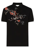 FesFas Floral-print Polo Shirt | Men | Black