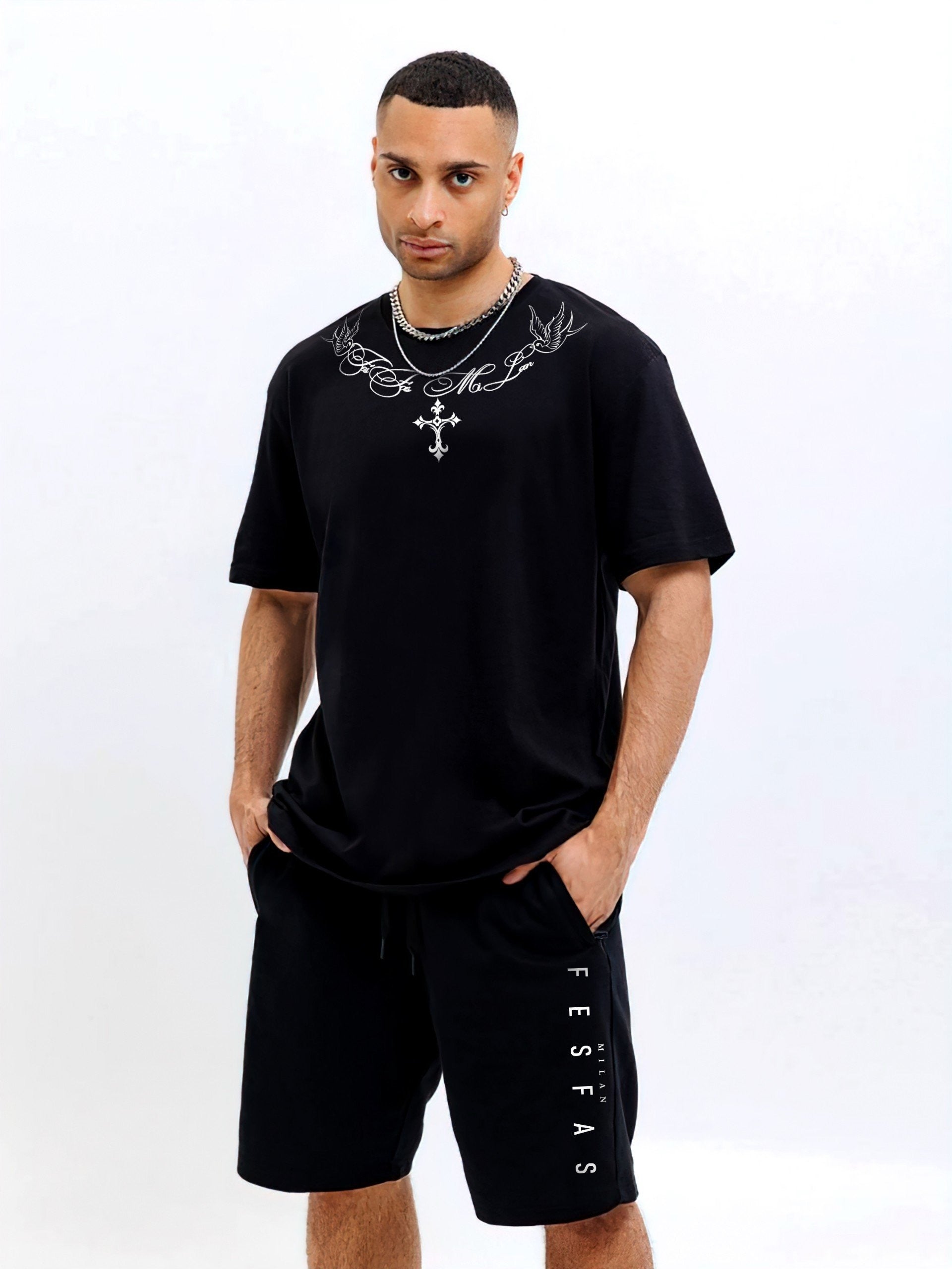 FesFas Drawstring Shorts | Black