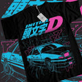 Initial D Itsuki Fujiwara S 4XL Anime Manga Movie Black Shirt S 4XL T-Shirts, Hoodie, Sweatshirt